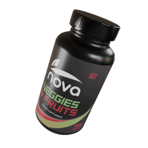Frasco inclinado del Producto Nova Veggies & Fruits